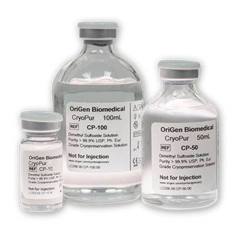 OriGen CryoPur 全規(guī)格 DMSO 系列，CP-10 為 10mL 小包裝規(guī)格